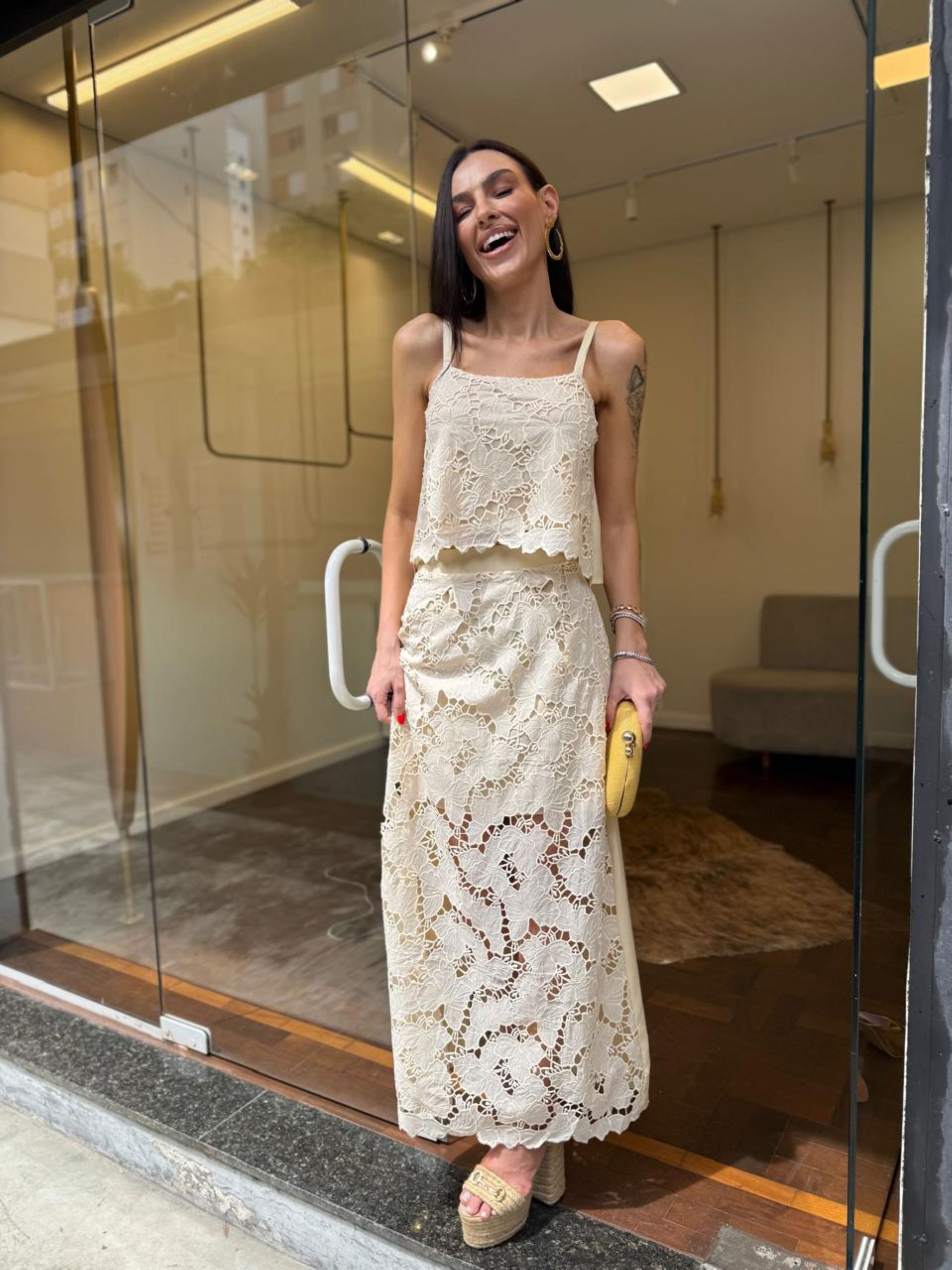 Conjunto Guipir - Saia e Top - Select Edition - Ba...