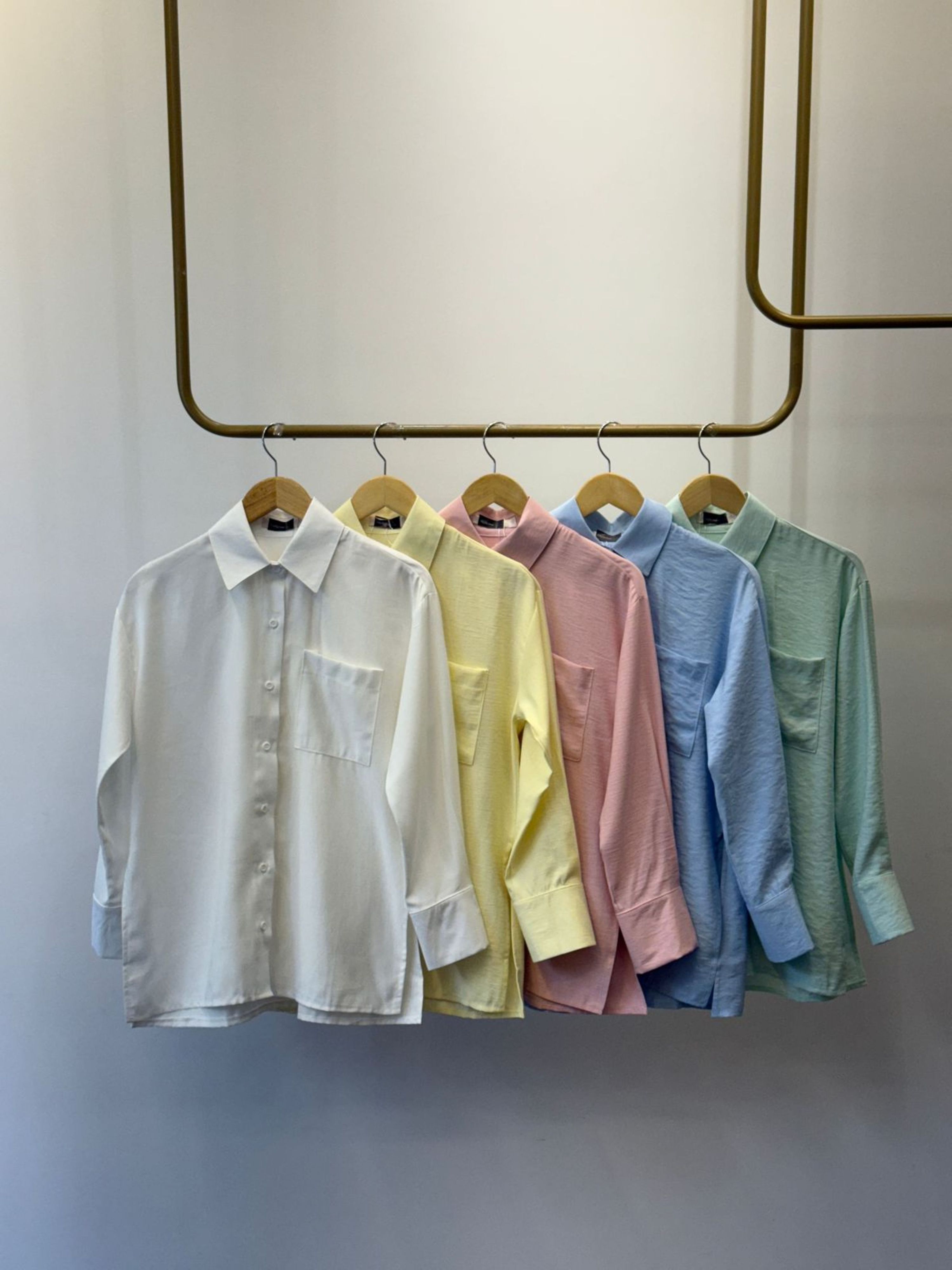 Camisa Antônia - Alfaiataria Marrant - Rosa Bebê 