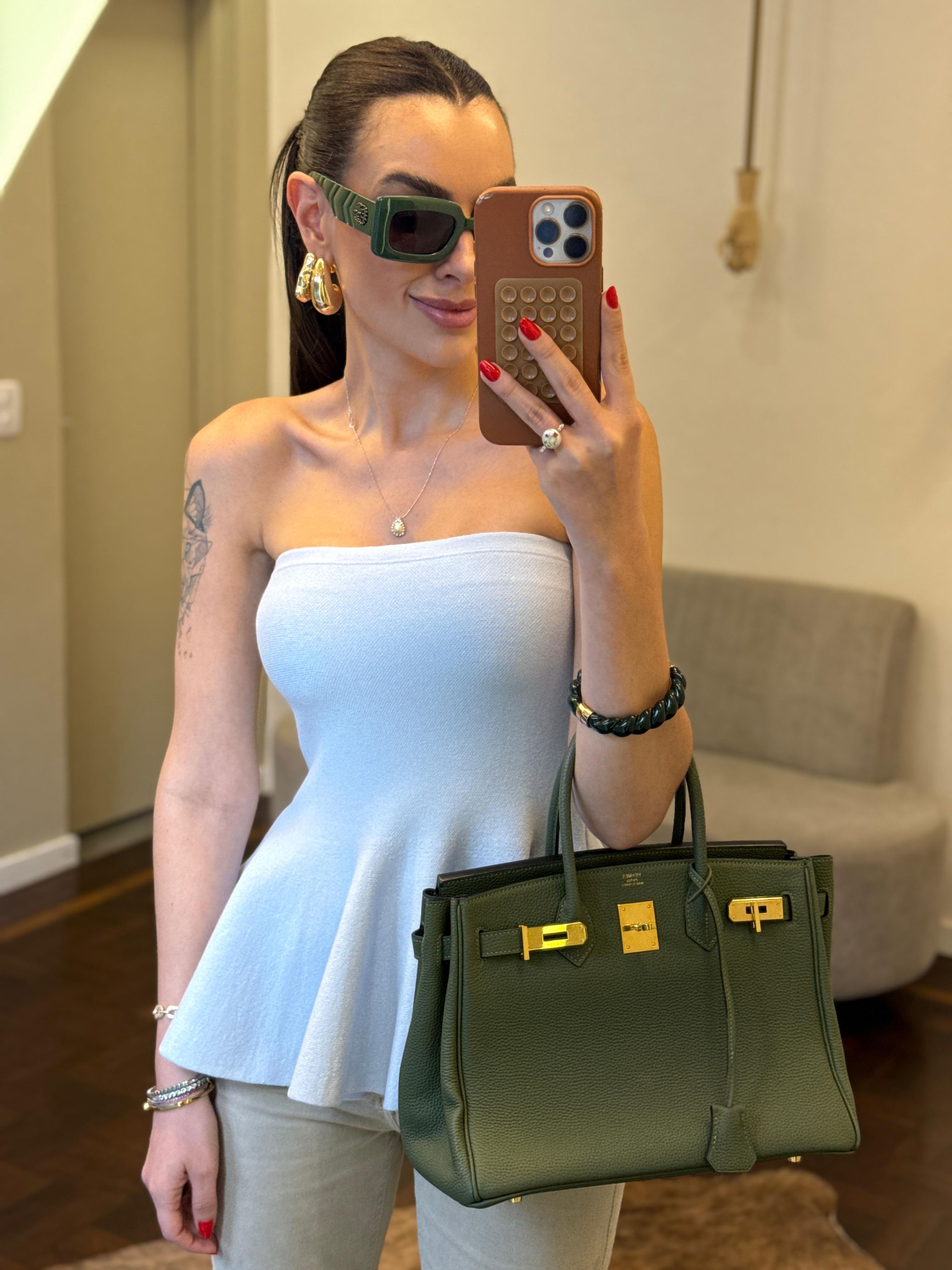 Tomara que Caia Tricot Peplum - Azul Bebê 