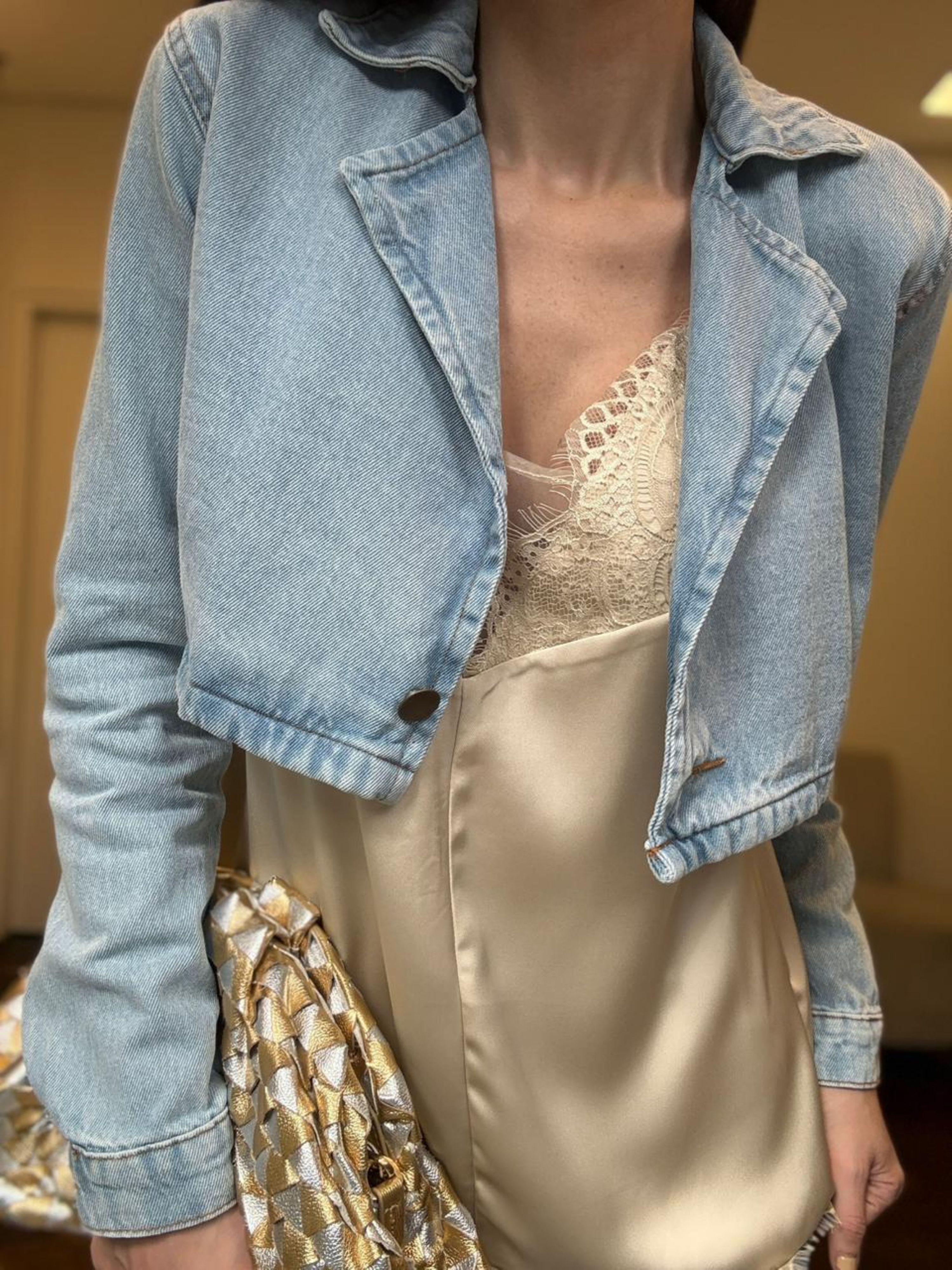 Blazer Jeans Cropped  