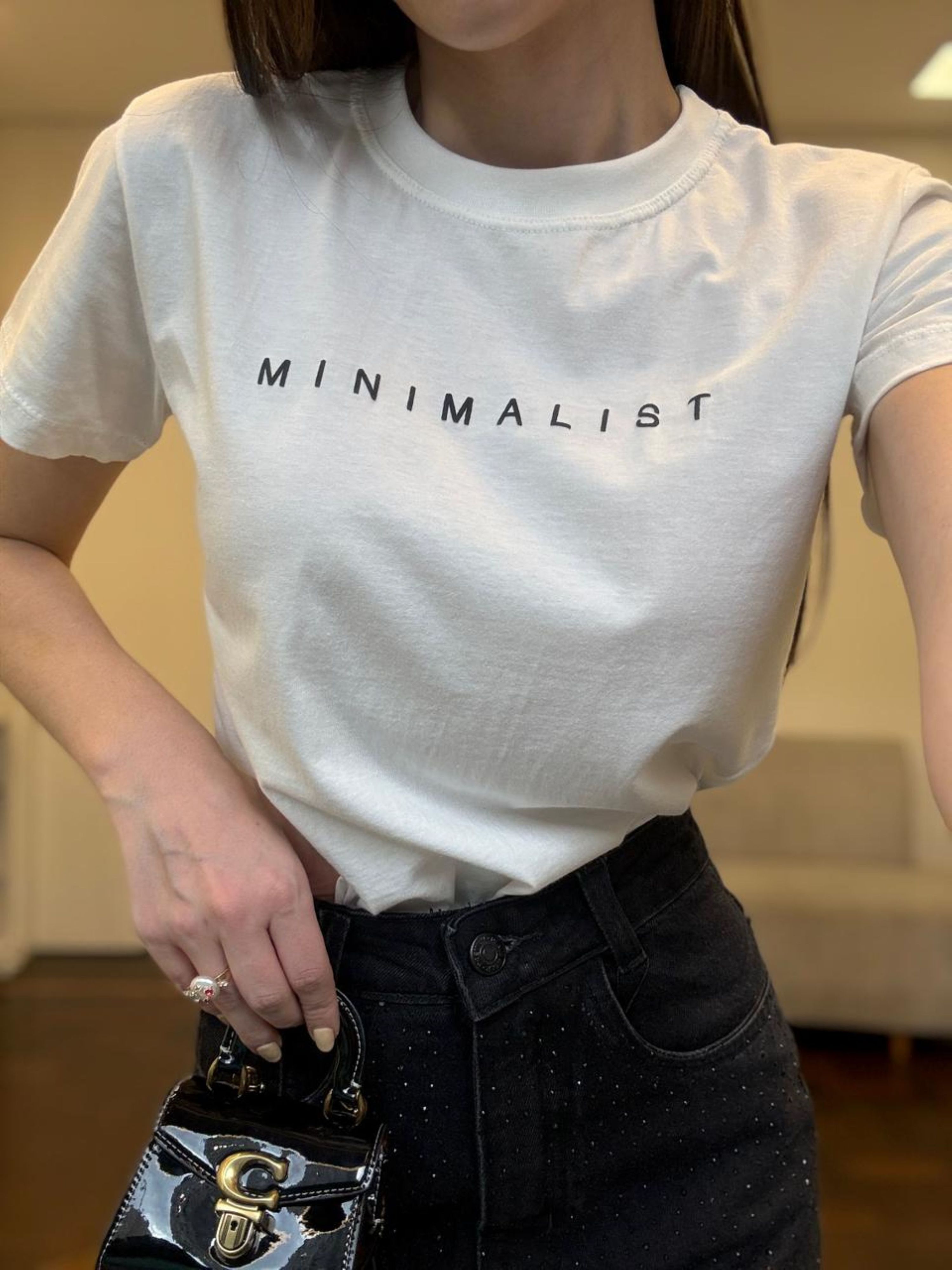 T-shirt Minimalist - Branca