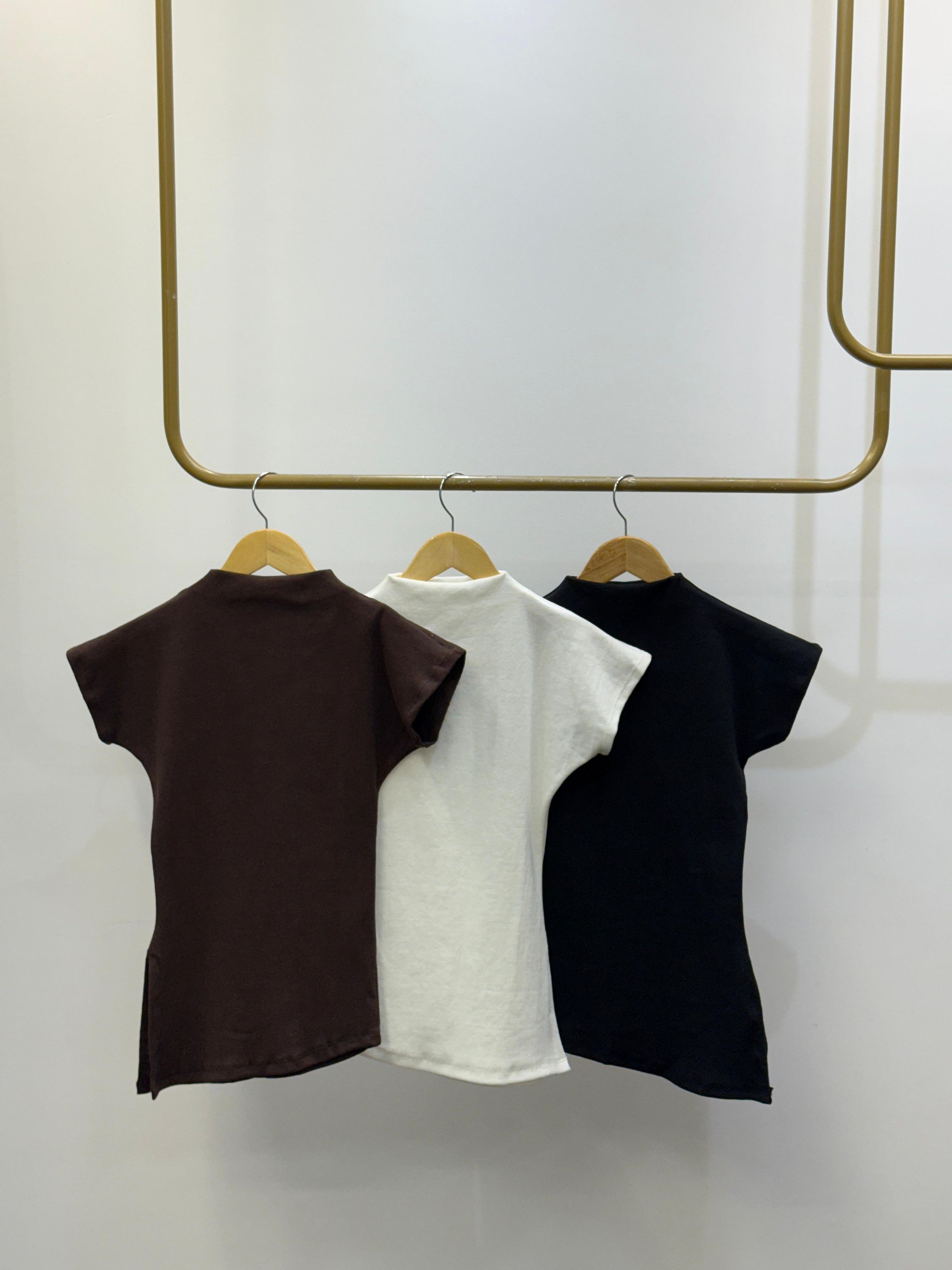 Kit BASICMATCH | 3 Blusas Ribanadas Assimétricas -...