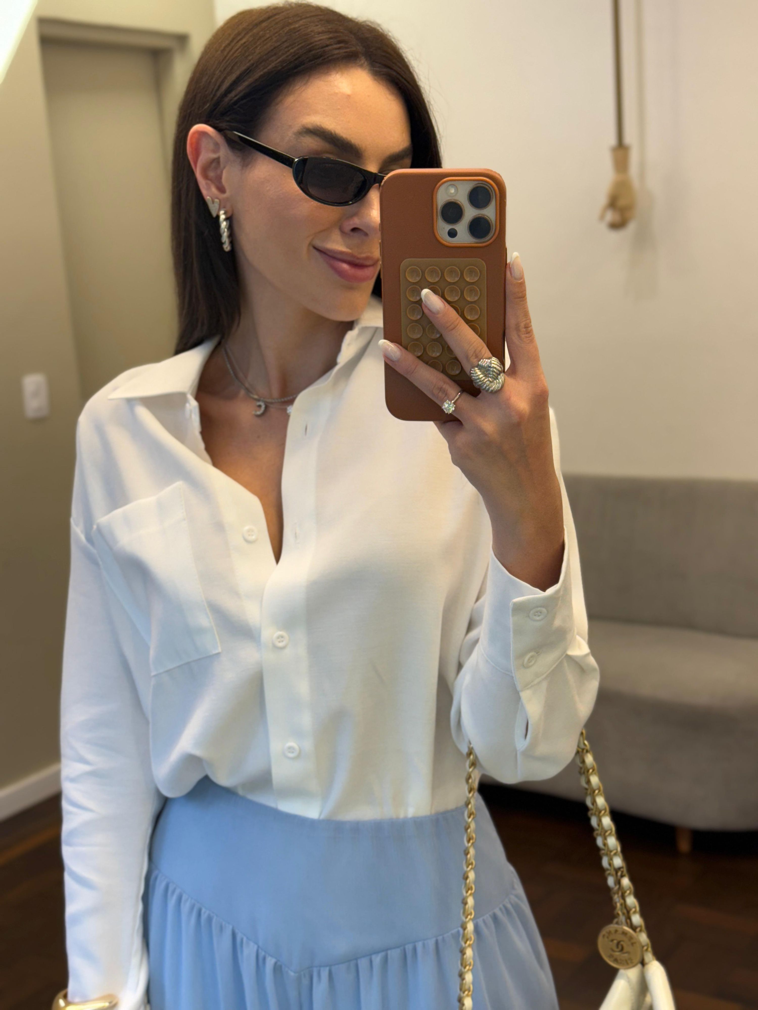 Camisa Antônia - Alfaiataria Marrant - Off White 