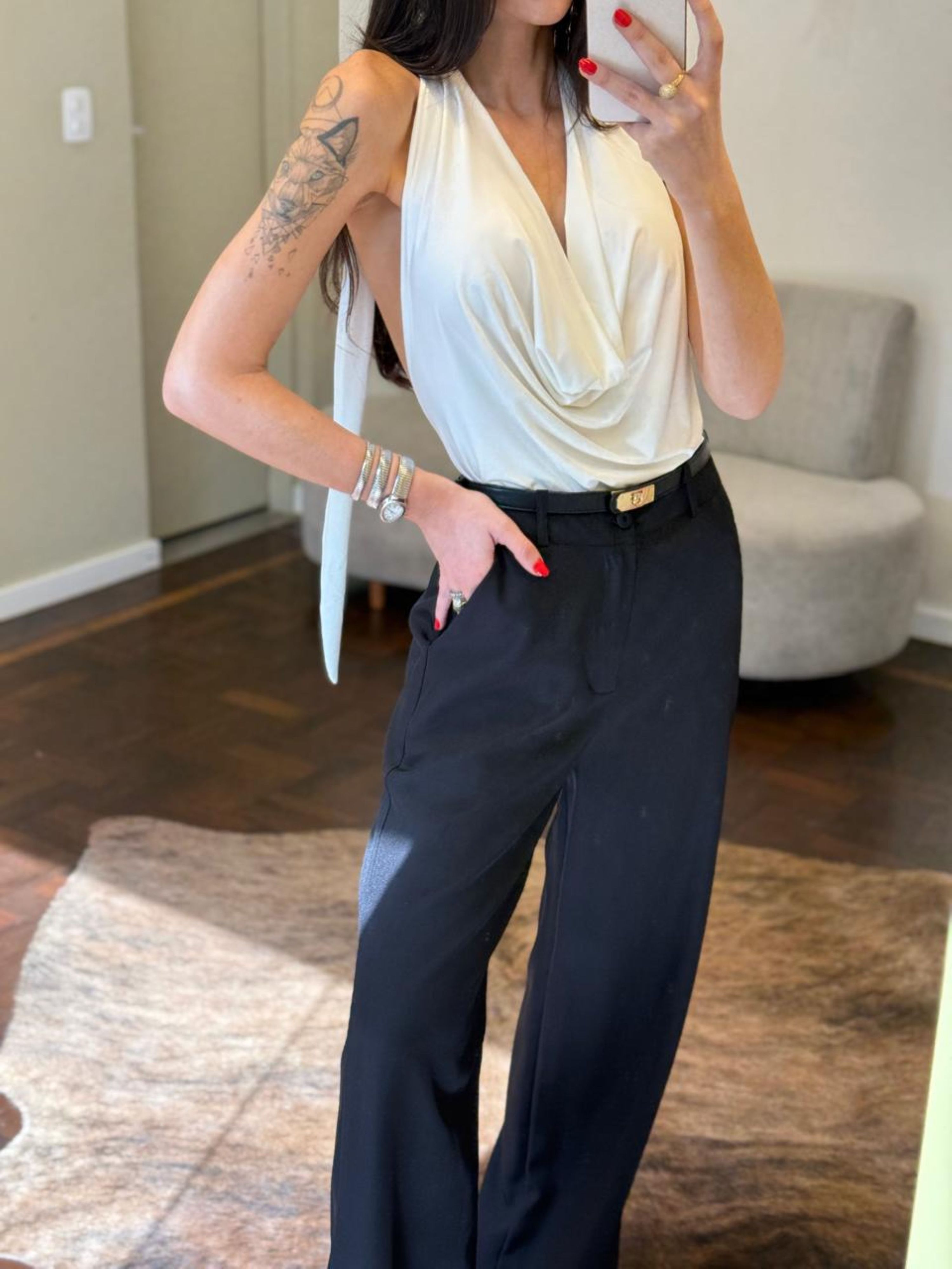 Blusa Frente Única Fluit - Off White