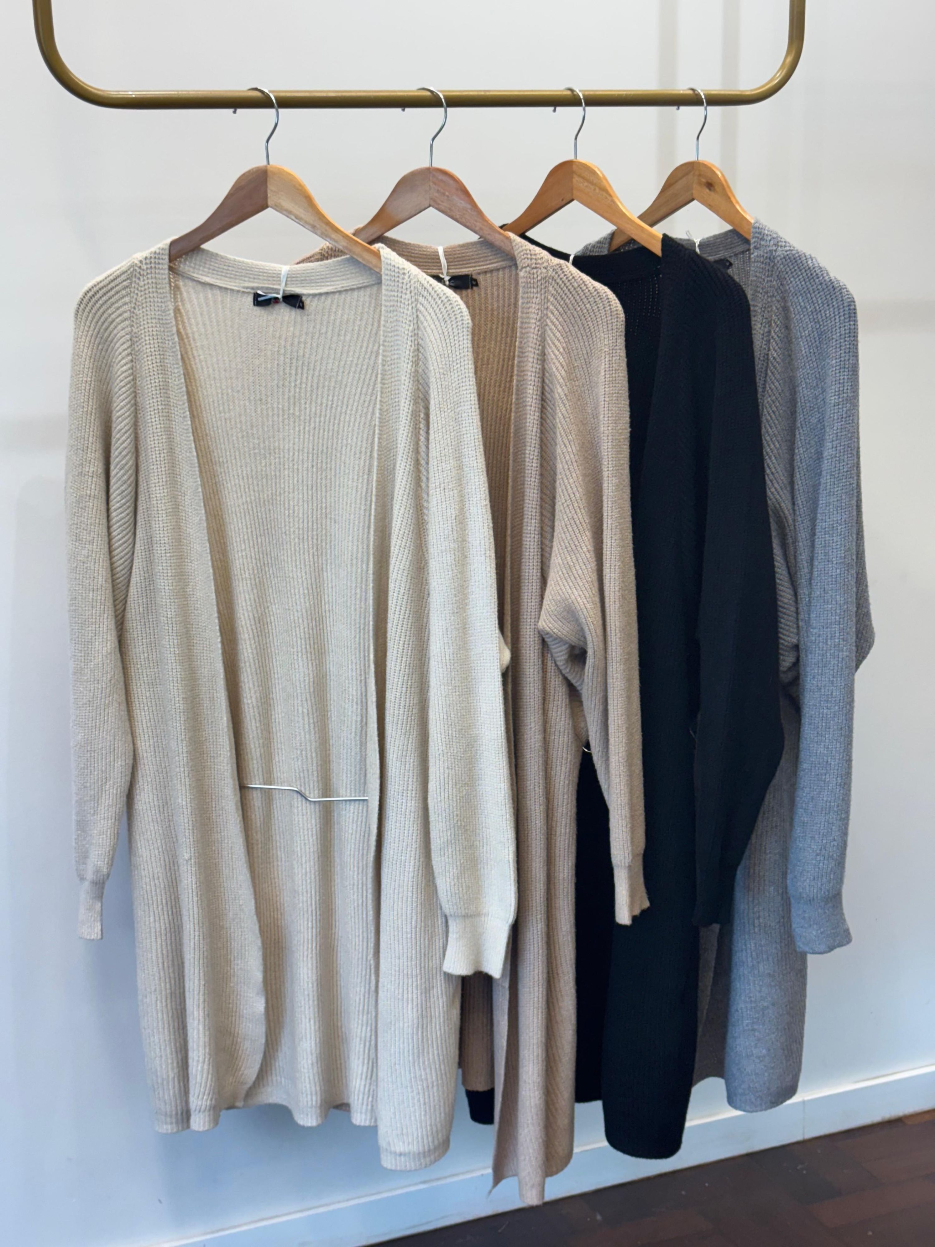 Maxi Cardigã Tricot Júlia - Toque Cashmere 