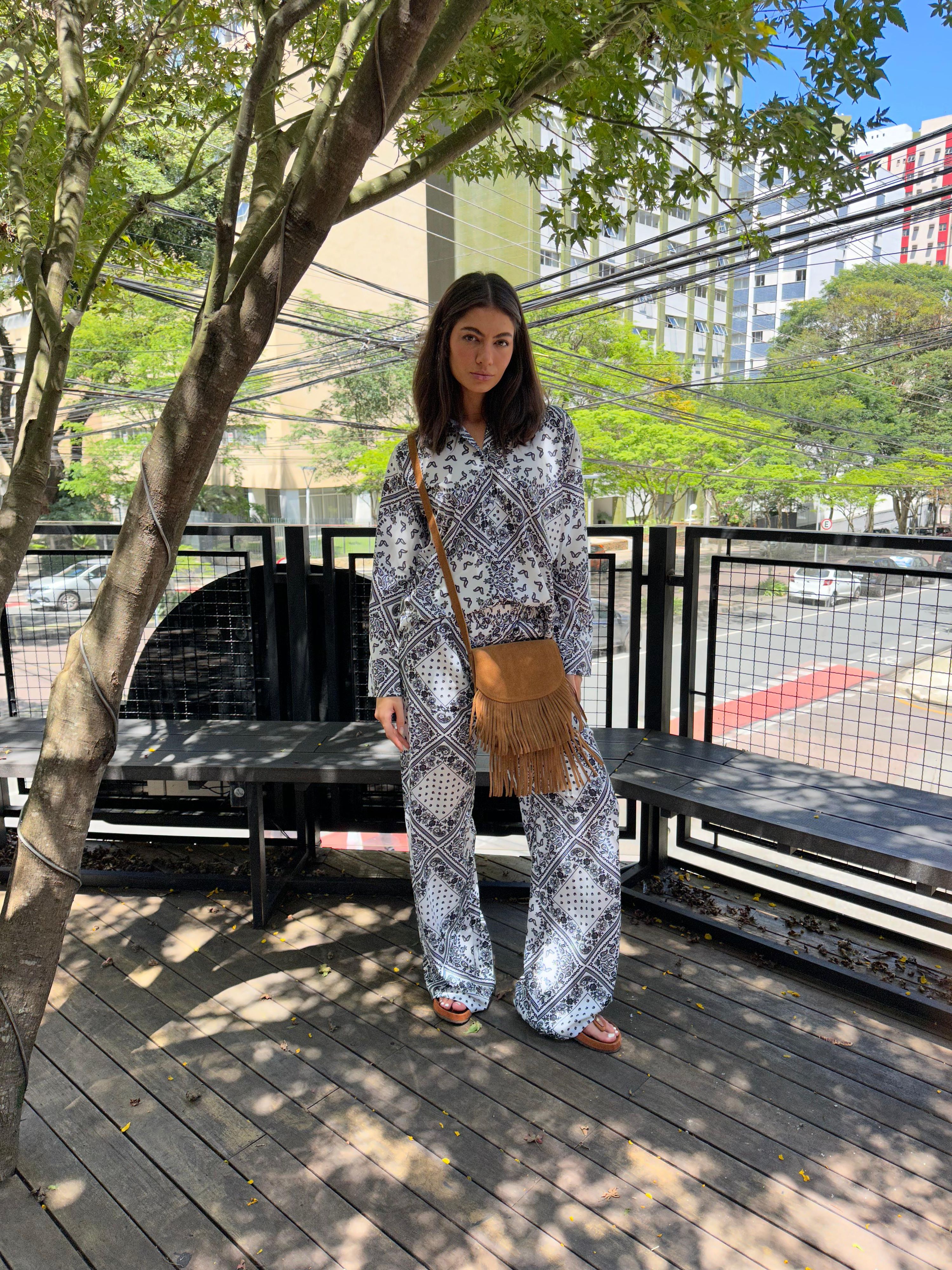 Conjunto Paisley - Branco 