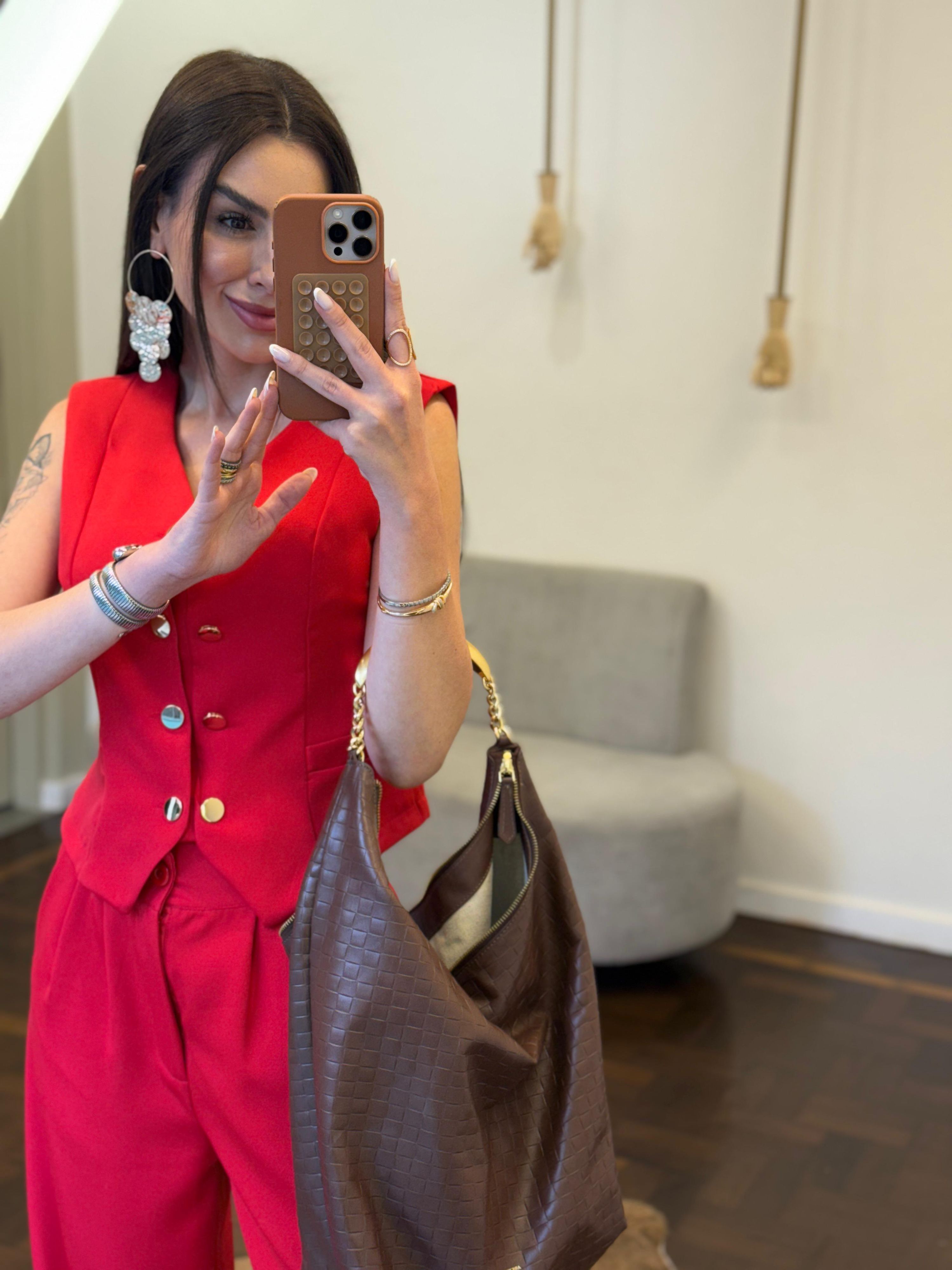 Conjunto Alfaiataria Zurique - Vermelho 