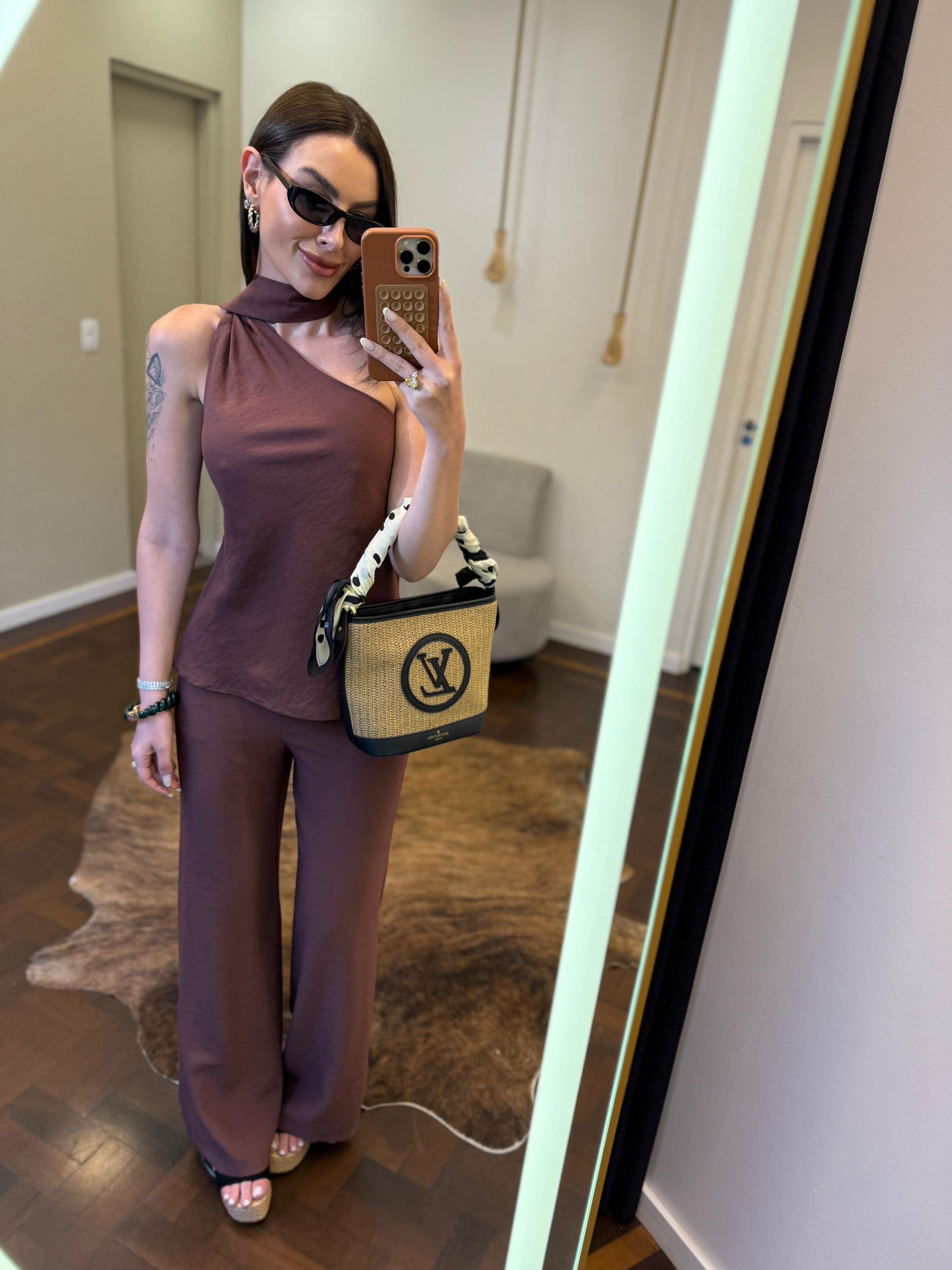 Conjunto Marianna - Marrom 