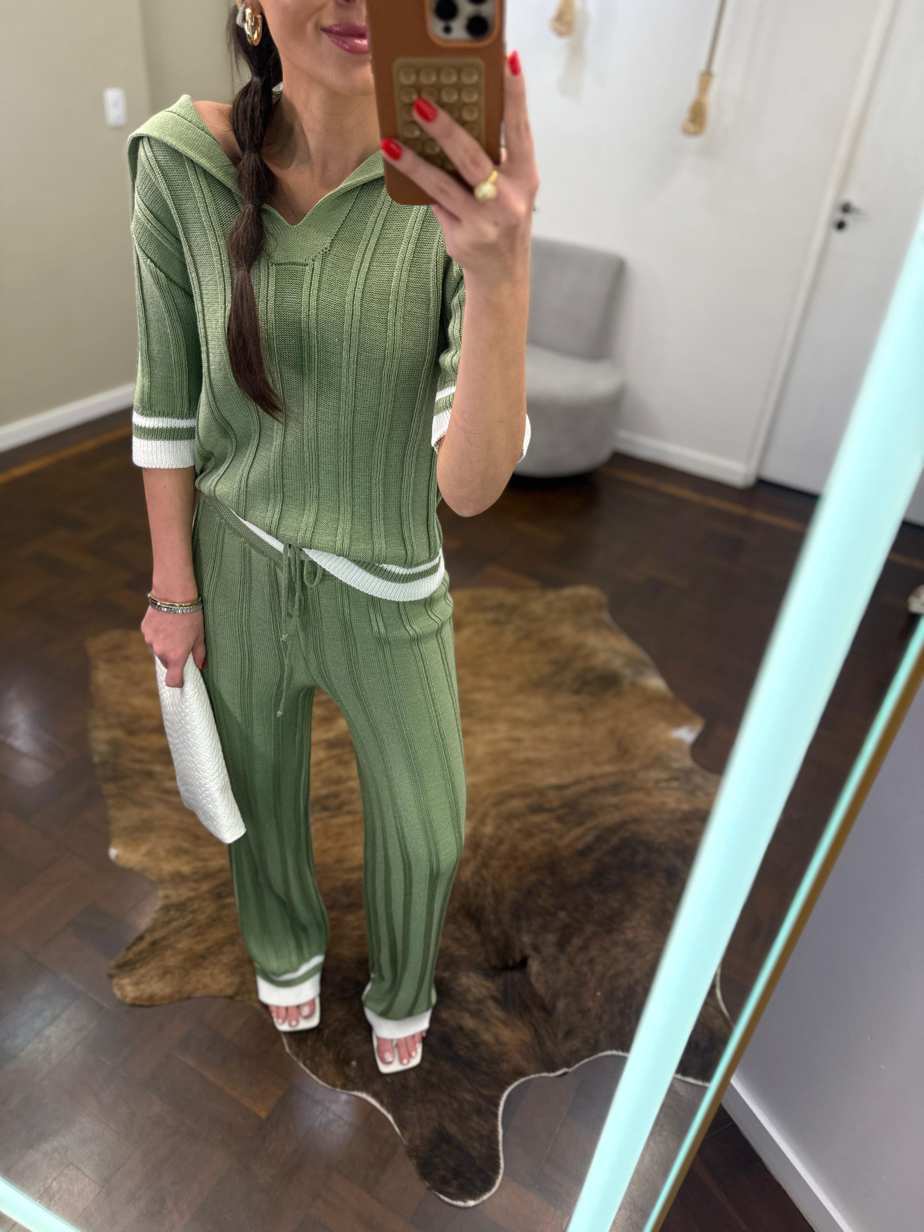 Conjunto Polo Emília - Verde 