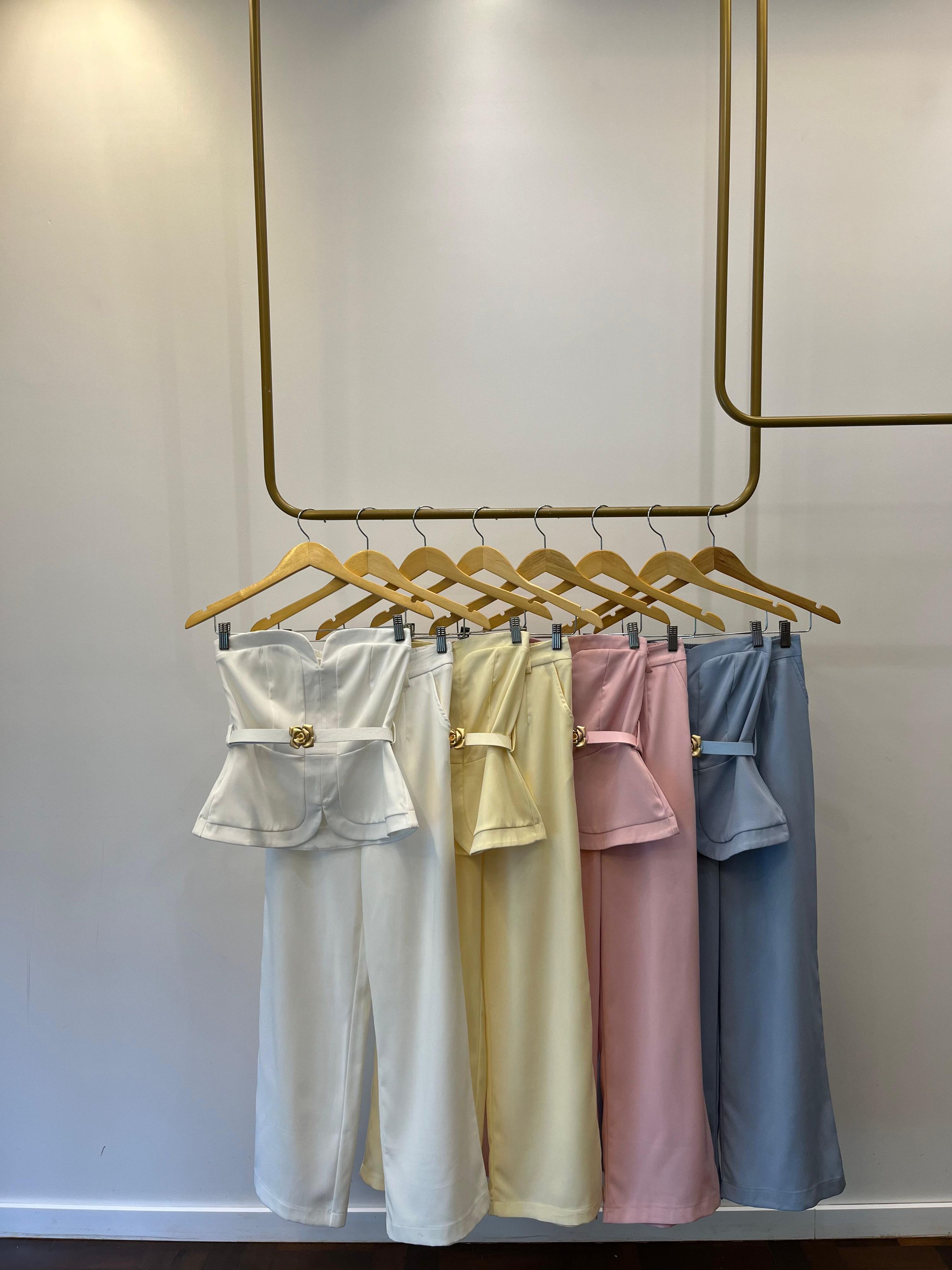 Conjunto Alfaiataria Camélia - Off White
