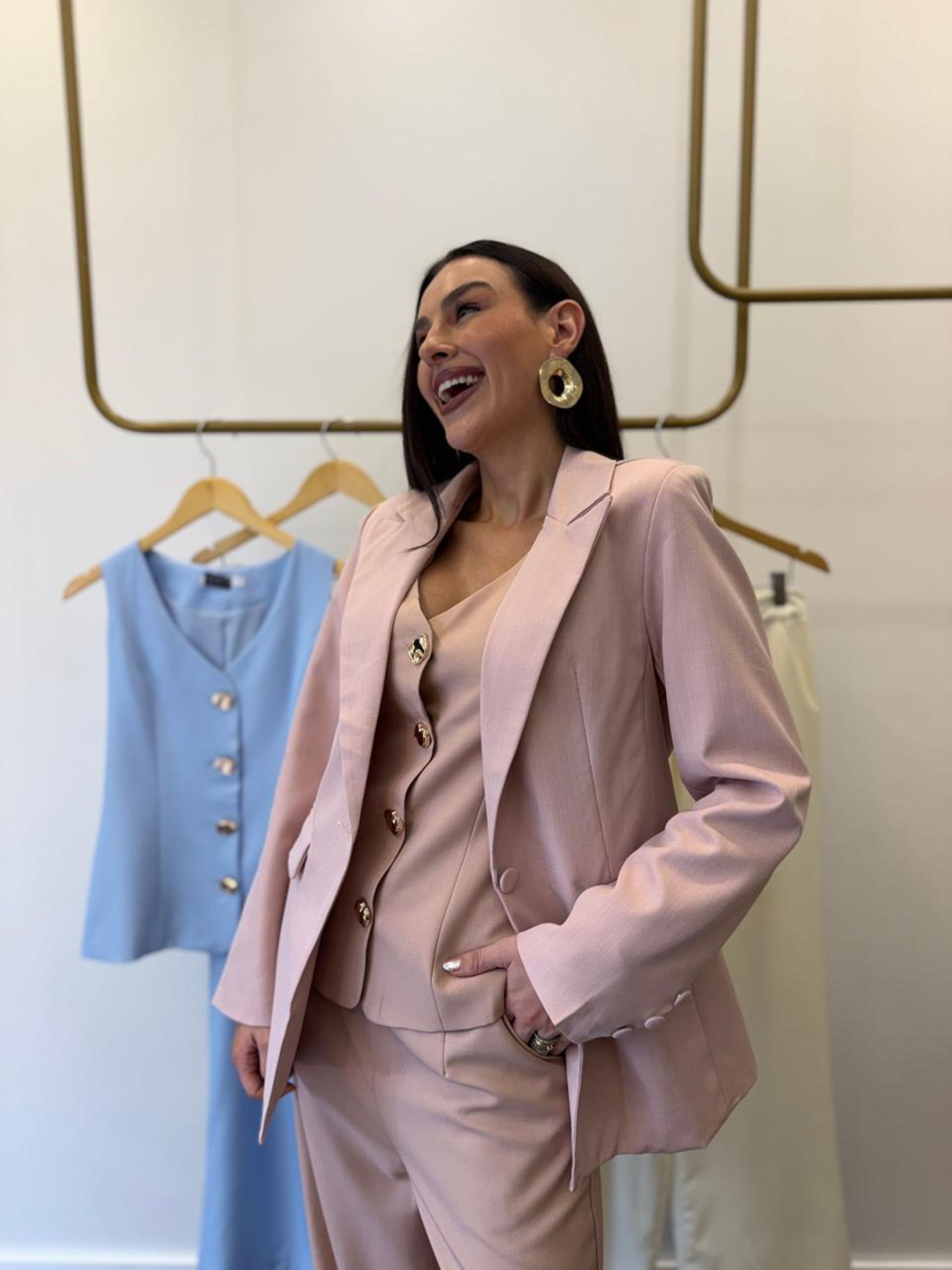 Blazer Alfaiataria Fresh - Rose