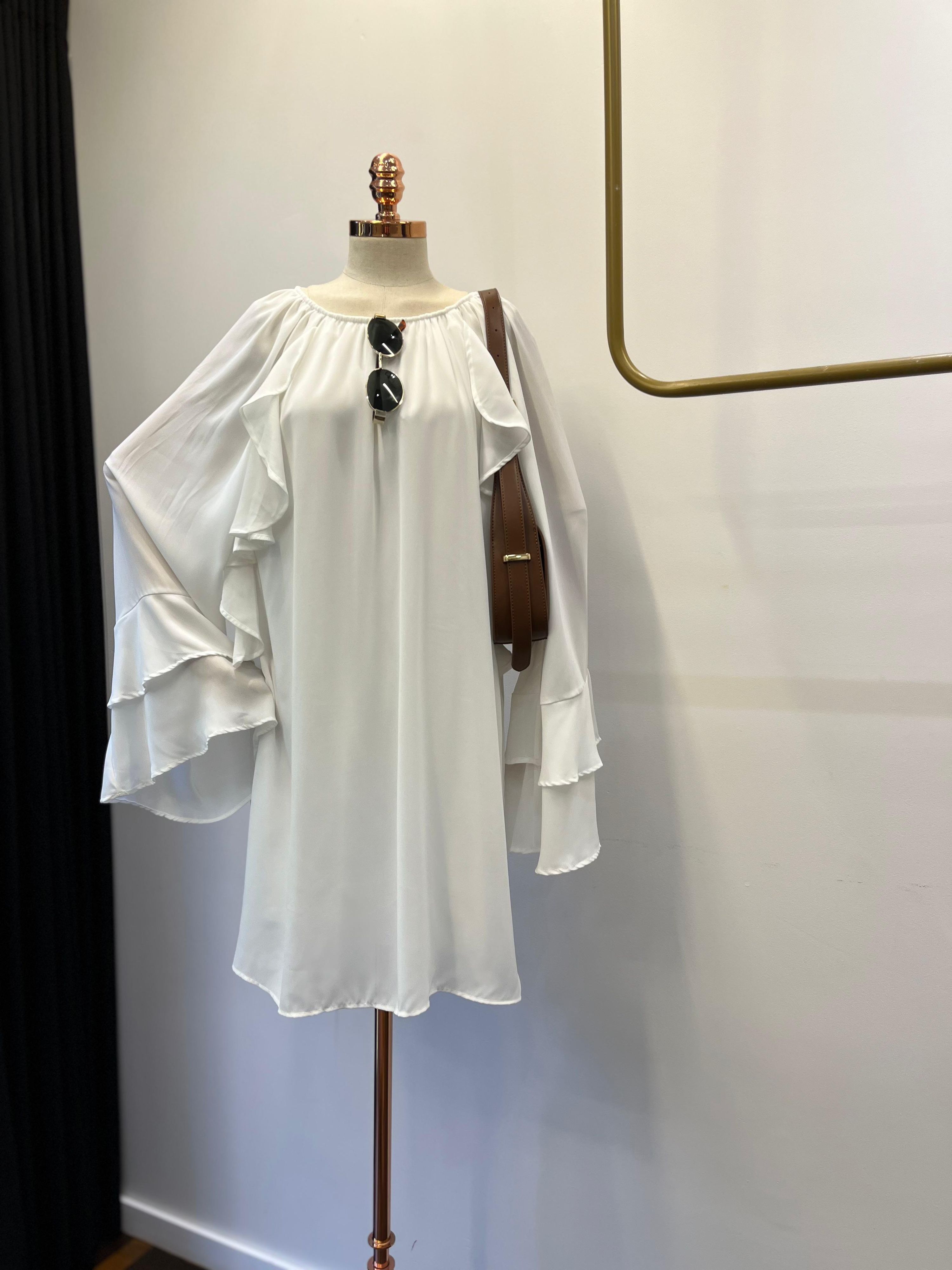 Vestido Bloom Essence - Branco 