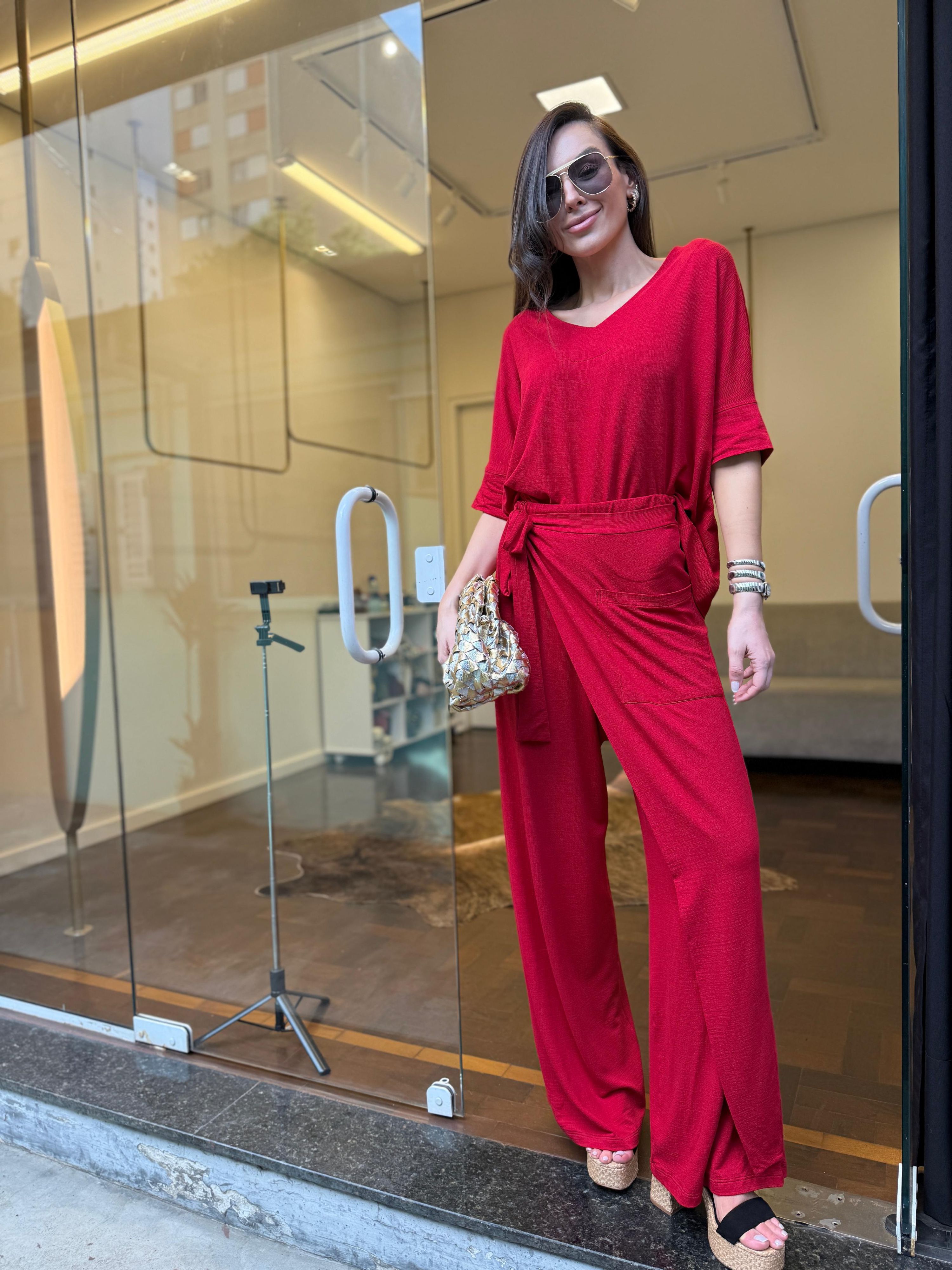 Conjunto Vicenza - Vermelho