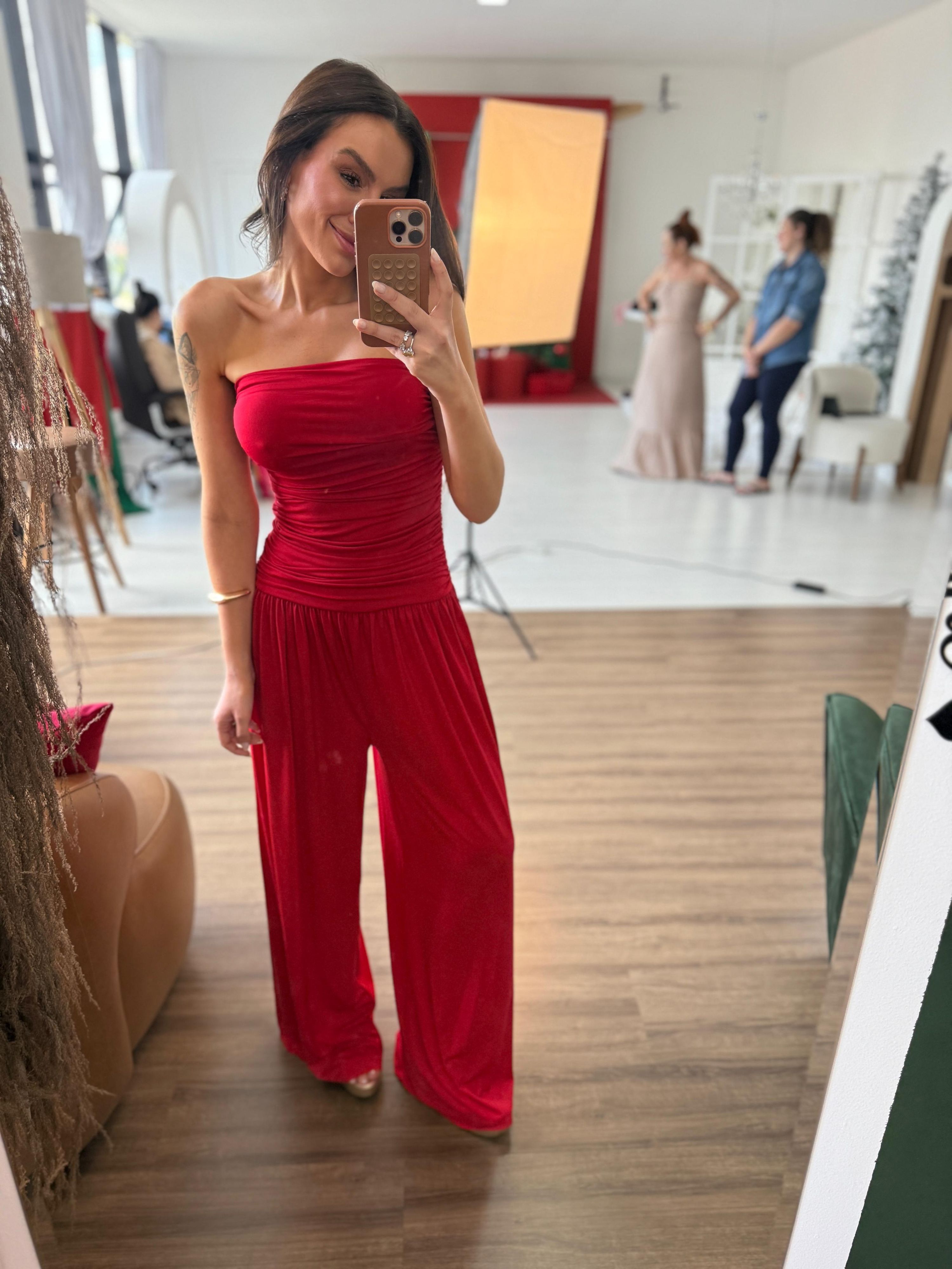 Macacão Joana - Vermelho