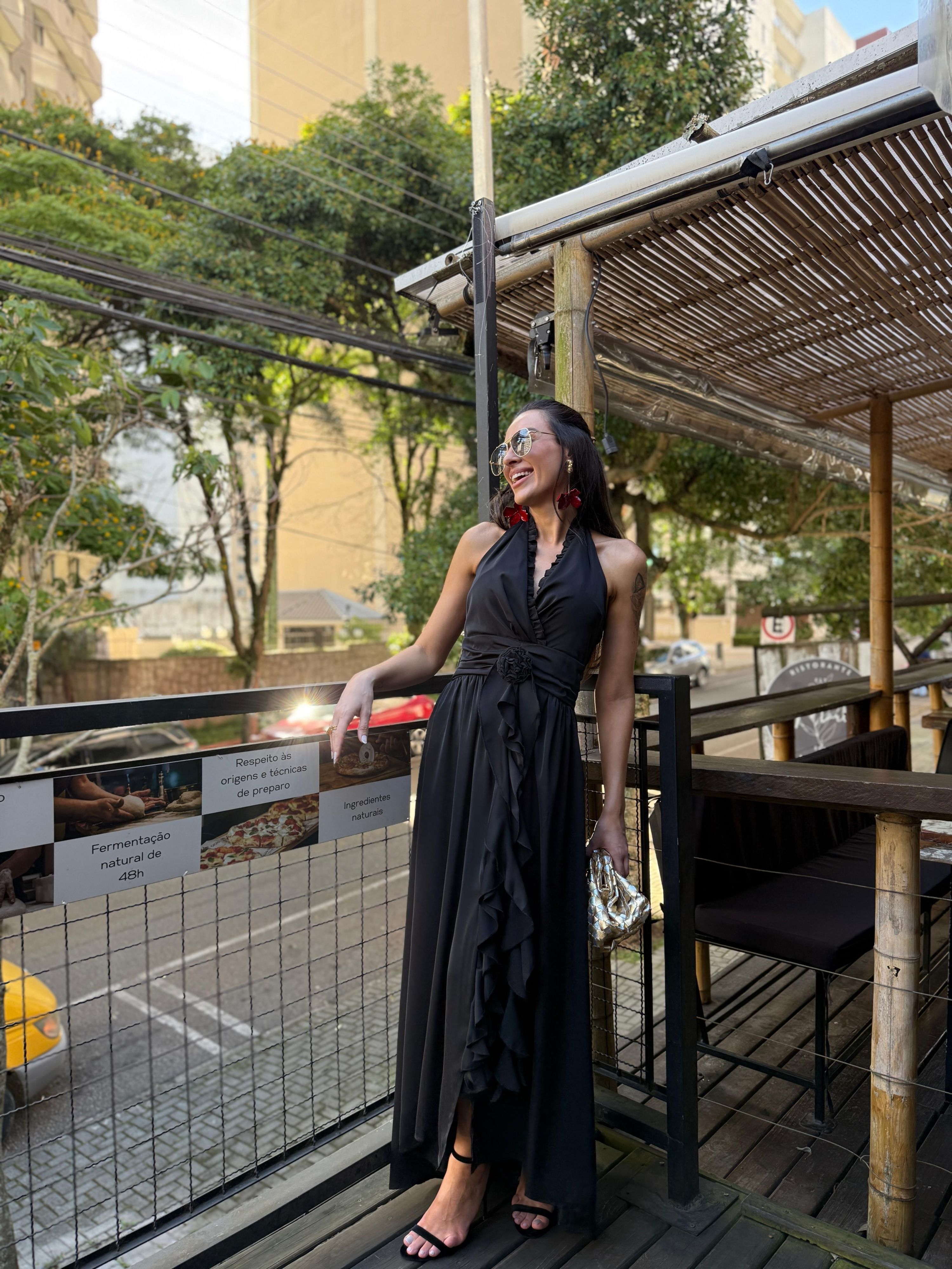 Vestido Positano - Preto 