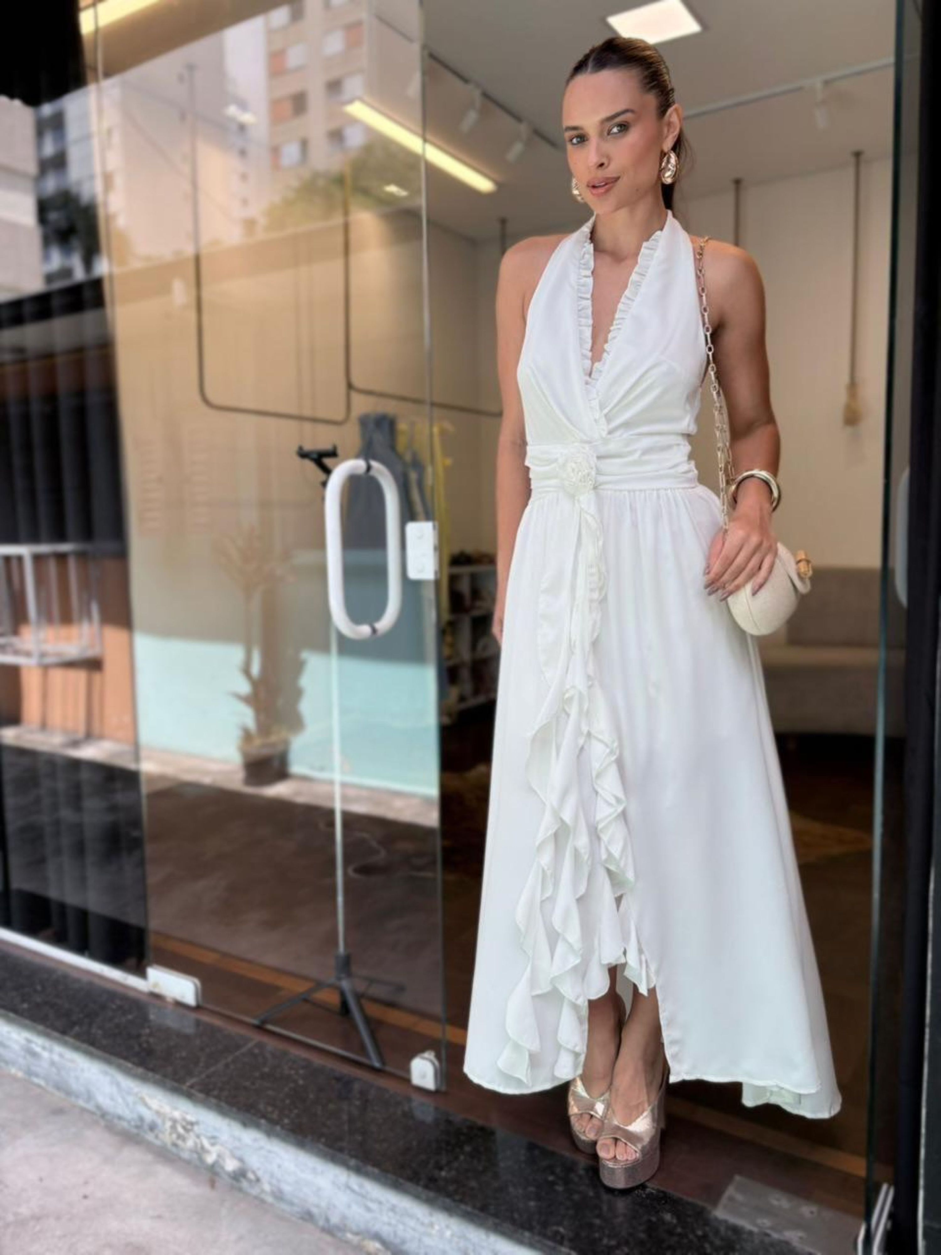 Vestido Positano - Branco