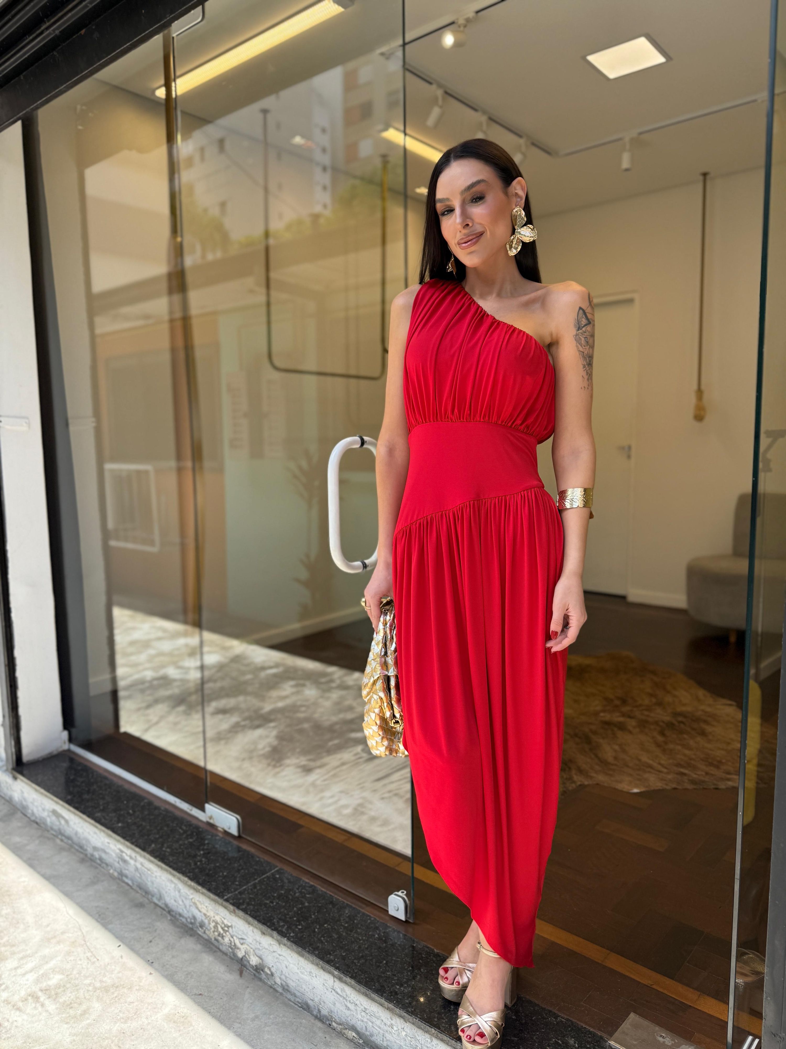 Vestido Livia - Vermelho