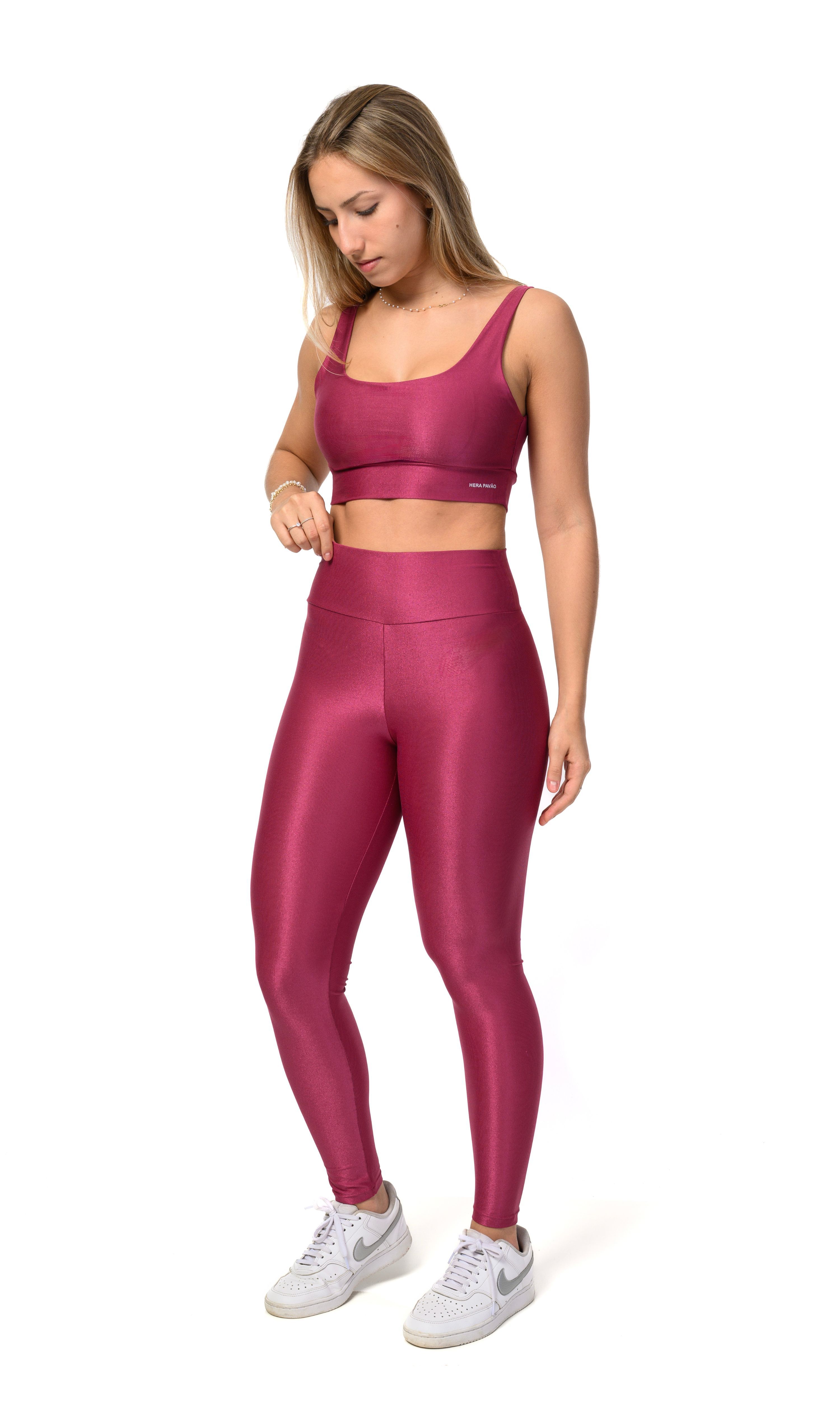 Top Quadrado Marsala