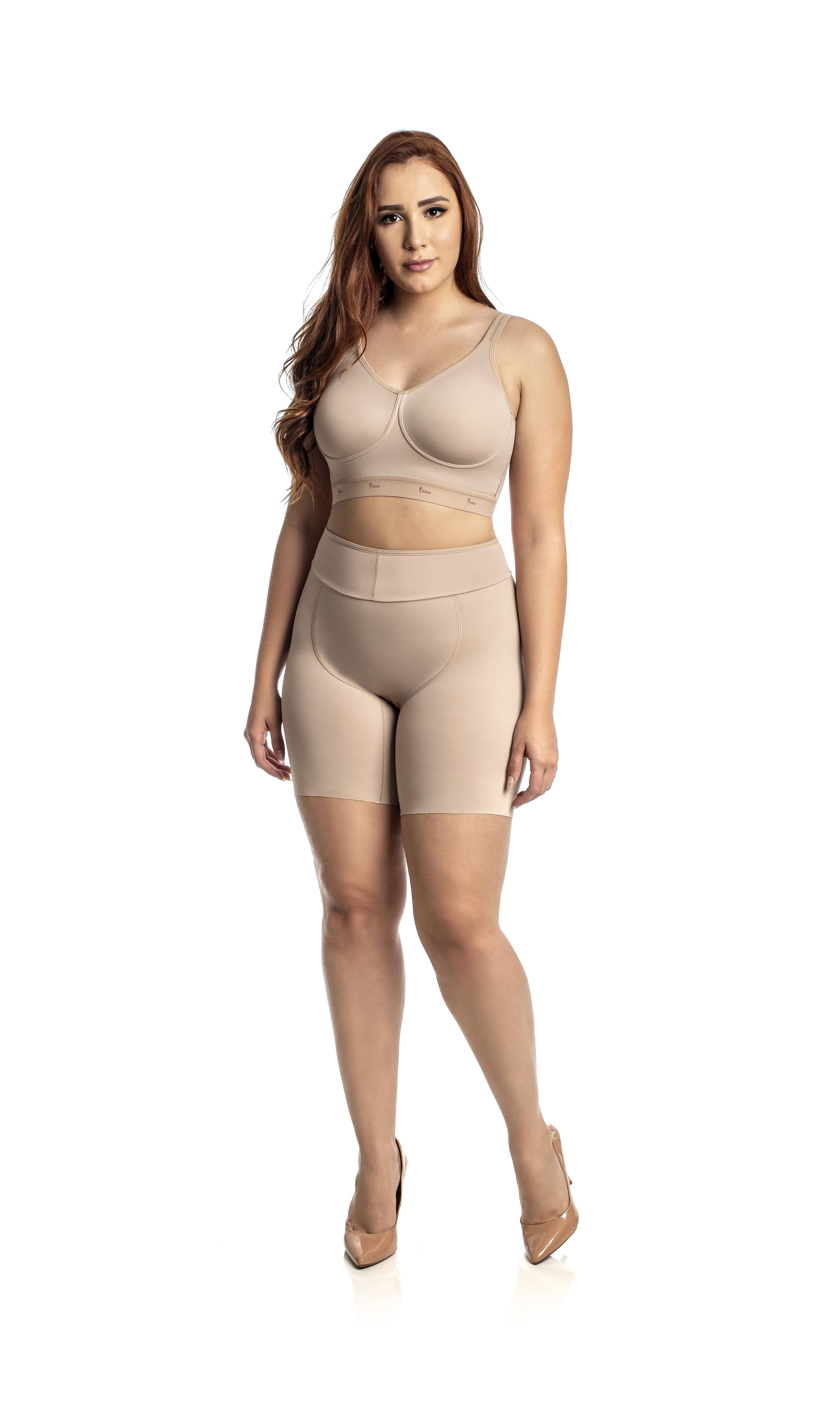 Bermuda Modeladora Cós As com Pernas - 6004 Cos As - YOGA MARIA MODAS