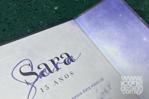 Convite 15 anos - Sara - Ícone Design