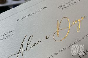 Convite de Casamento New York A&D - Ícone Design