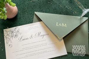 Convite de Casamento New York L&M - Ícone Design