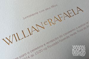 Convite de Casamento New York R&W - Ícone Design