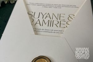 Convite de Casamento DUBAI S&R - Ícone Design
