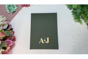 Convite de Casamento - Los Angeles A&J - Ícone Design