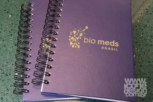 Caderno Pautado Empresarial BIOMEDS - 17x23cm - Ícone Design