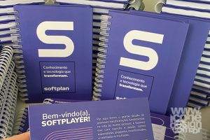 Caderno Pautado Personalizável Empresarial Softpla... - Ícone Design