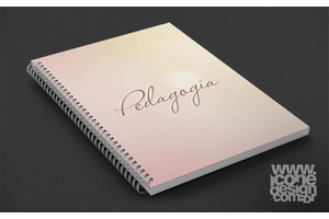 Caderno Diário Pedagogia - Ícone Design