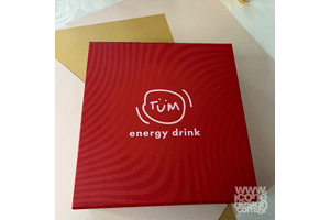 Caixa Empresarial | TUM Energy Drink - Ícone Design