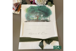 Convite de Casamento - Los Angeles h&e - Ícone Design