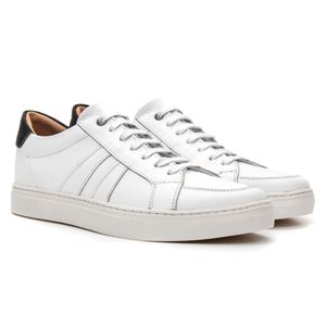 Sapato Masculino Caleb Napa Branco - Alex Senne | Sapatos Sociais Premium