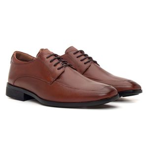 Sapato Gustavo Couro Napa Pinhão - Alex Senne | Sapatos Sociais Premium