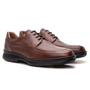 Sapato Masculino Couro Floater com Cadarço Pinhão - Alex Senne | Sapatos Sociais Premium