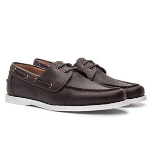 Sapato Masculino Vitor Couro Ohio Café - Alex Senne | Sapatos Sociais Premium