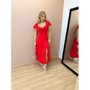 Vestido Soraya Vermelho - 95770 - Ana G Store
