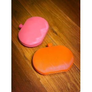 Clutch Acetinada Pink e Laranja - 12990b2 - Ana G Store