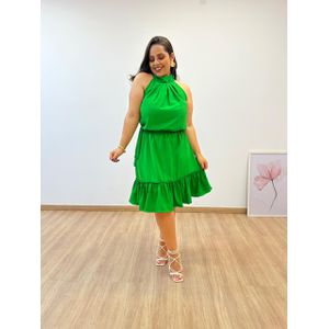 Vestido Analu Verde Bandeira - veste13c - Ana G Store
