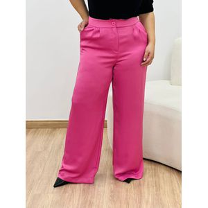 Calça Pantalona Rosa - 0062680281 - Ana G Store