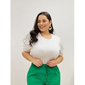 Blusa Malha Branca - 0062690354 - Ana G Store