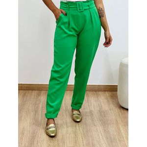 Calça Alfaiataria Verde - 0062670312 - Ana G Store