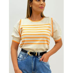 Blusa Tricot Laranja - 0063220158 - Ana G Store