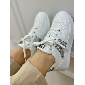 Tênis Panda Branco/prata - 570123629a - Ana G Store