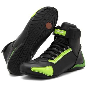 Tênis motociclista cano alto em couro legítimo nas... - Atron Shoes