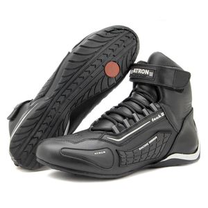 Sapatilha para kart em couro legítimo na cor preto... - Atron Shoes