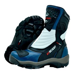 Bota Cano Alto Motociclismo Couro Legitimo 9cm De ... - Atron Shoes