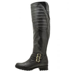 Bota cano super alto feminina estilo montaria em c... - Atron Shoes